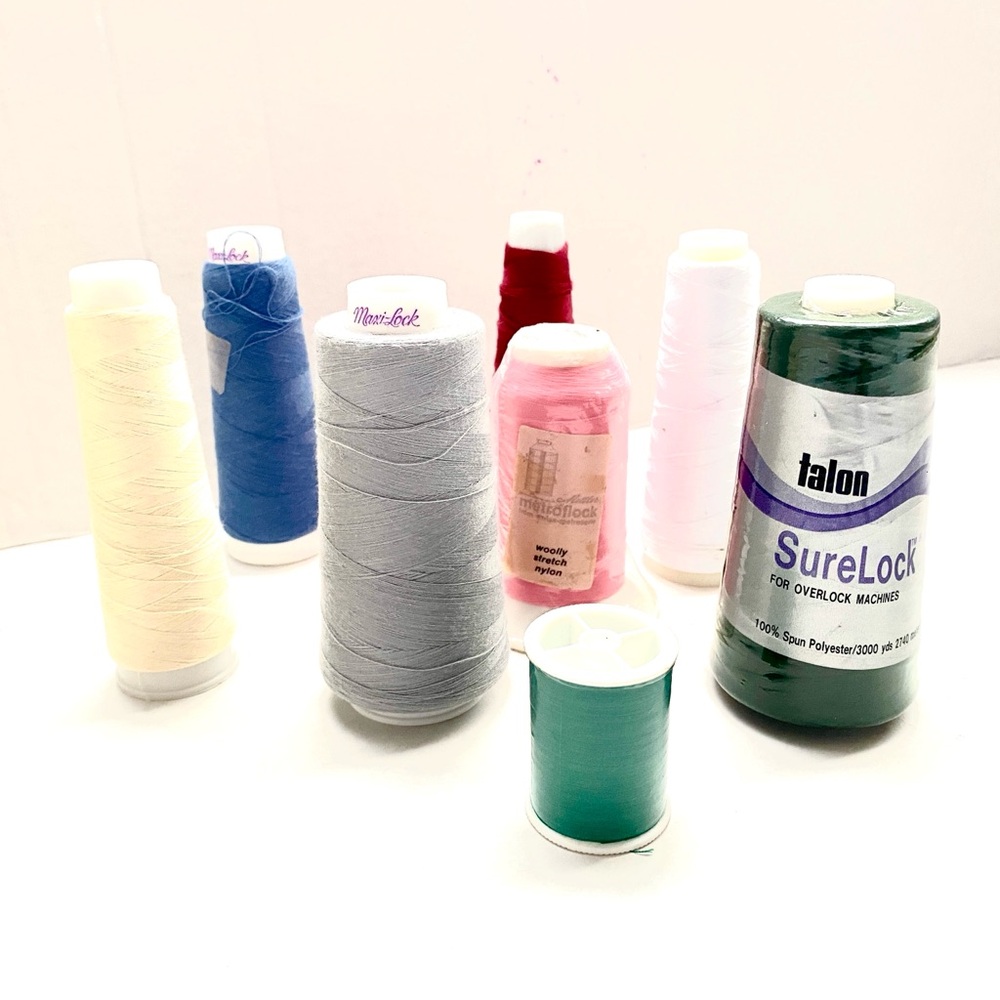 Assorted Sewing Thread Spools